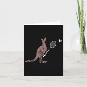 Kangaroos Dminton Australia Marsupials Bouncing Karte