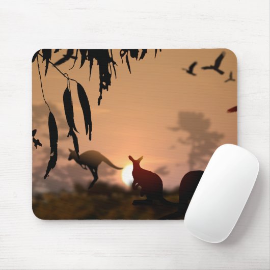 Kangaroos Mousepad (Mit Mouse)