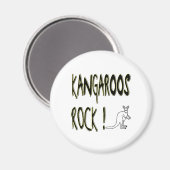 Kangaroos Rock! Magnet (Vorderseite/Rückseite)