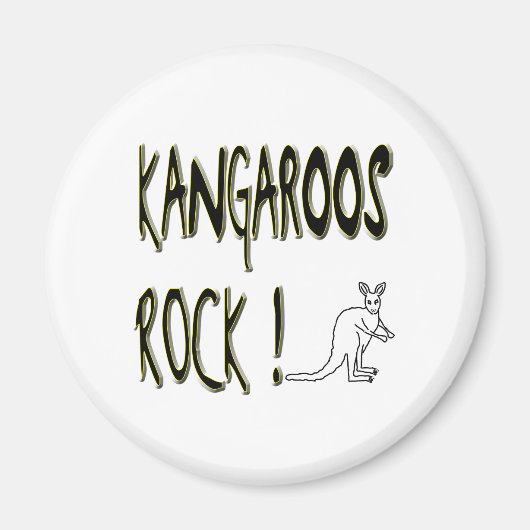 Kangaroos Rock! Magnet (Vorne)