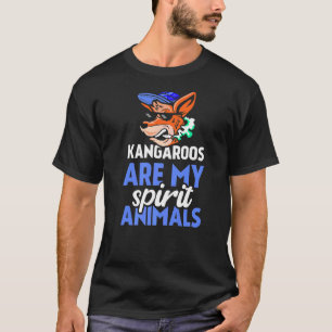 Kangaroos sind meine Geisttiere Tier Kangaroo T-Shirt