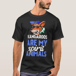 Kangaroos sind meine Geisttiere Tier Kangaroo T-Shirt