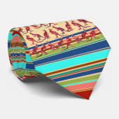 Kangaroos & Stripes Muster + Ihre Ideen Krawatte (Gerollt)