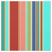Kangaroos & Stripes Muster + Ihre Ideen Stoff (Nahaufnahme)