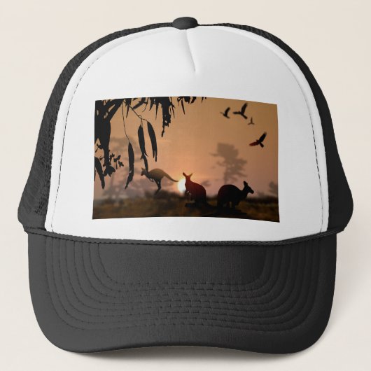 Kangaroos Truckerkappe (Vorderseite)