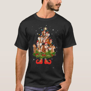 Kangaroos Weihnachtsbaumleuchten Sonnige Weihnacht T-Shirt