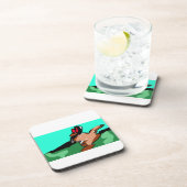 Kangarosprung Getränkeuntersetzer (Rechte Seite)