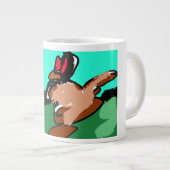 Kangarosprung Jumbo-Tasse (Vorderseite Rechts)