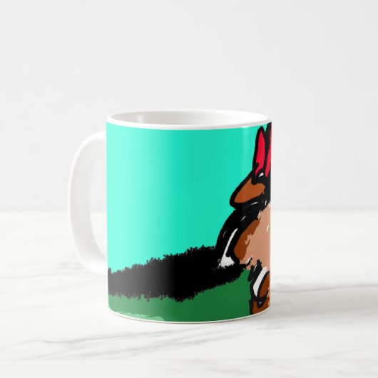 Kangarosprung Kaffeetasse (Vorderseite Links)