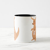 Kangarou-Tasse Zweifarbige Tasse (Mittel)