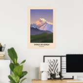 Kangchenjunga Berg Himalaya Poster (Heimbüro)