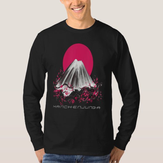Kangchenjunga Mountaineer Mountains Nature Hike Ne T-Shirt (Vorderseite)