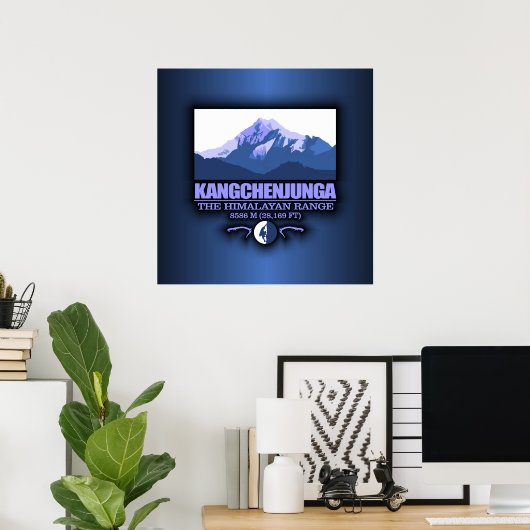 Kangchenjunga Poster (Heimbüro)