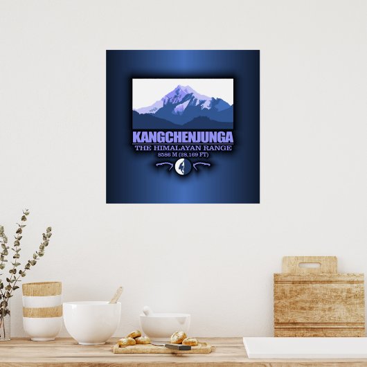 Kangchenjunga Poster (Küche)