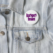 Kangen Team-Knopf-lila Buchstaben Button (Beispiel)