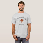 Känguru 4 Wollongong Australien T-Shirt (Vorne ganz)
