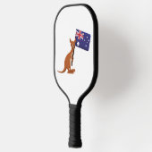 Känguru Australien Flagge Pickleball Schläger (Links)