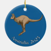 Känguru Australien Ornament (Hinten)