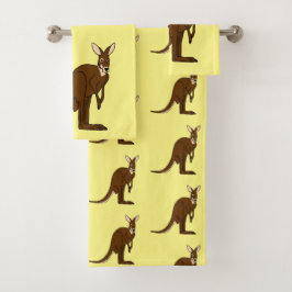 Känguru Badhandtuch Set