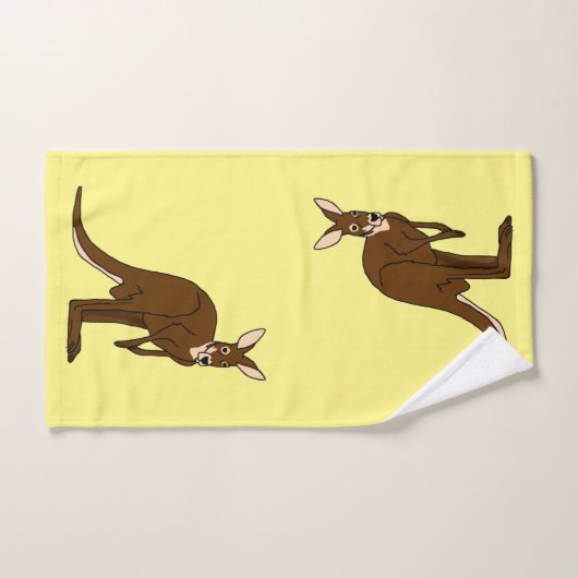 Känguru Badhandtuch Set (Handtuch)