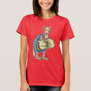 Känguru Bauer Stroh T-Shirt