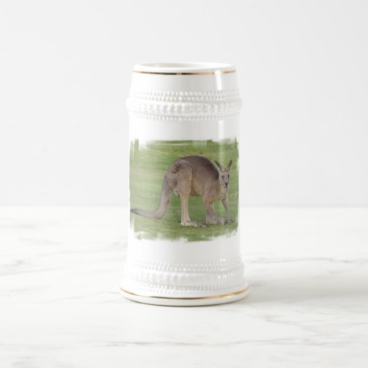 Känguru-Bier Stein Bierglas (Mittel)