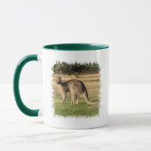 Känguru-Bild-Kaffee-Tasse Tasse (Links)
