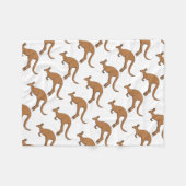 Känguru Fleecedecke (Vorderseite (Horizontal))