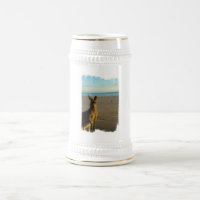 Känguru-Foto-Bier-Tasse