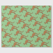 Känguru Geschenkpapier (Flach)