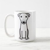 Känguru-HundeCartoon Kaffeetasse (Links)