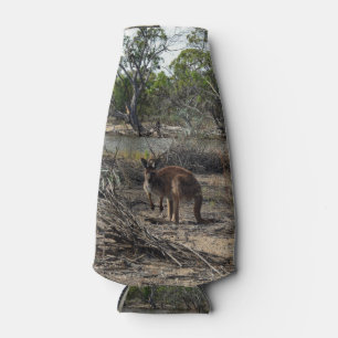 Känguru im australischen Outback, Flaschenkühler