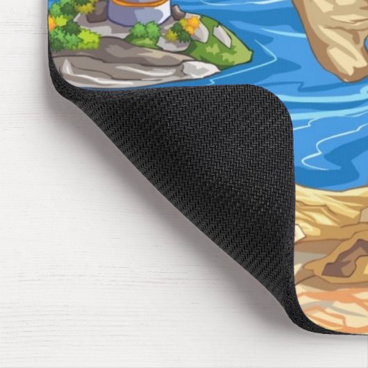 Känguru-Insel Mousepad (Ecke)