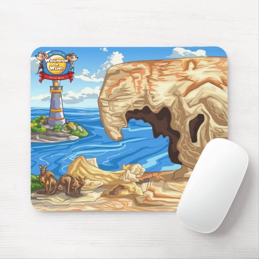 Känguru-Insel Mousepad (Mit Mouse)