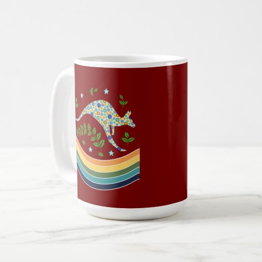 Känguru Kaffeetasse (Vorderseite Links)