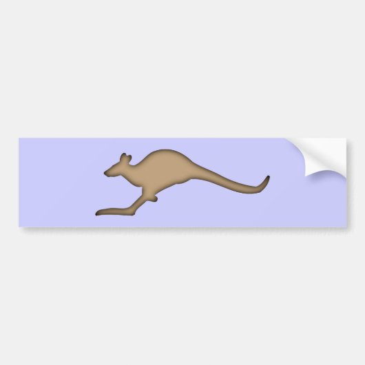 Känguru kangaroo autoaufkleber (Vorne)