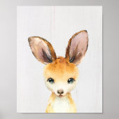 Känguru-Kinderstube-Kunstwerk Poster (Vorne)