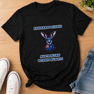 Känguru Küsse Australische Wünsche Süße Tierliebe T-Shirt