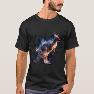 Känguru-Liebhaber Wildlife-Motiv Wallaby-Tier-Graf T-Shirt