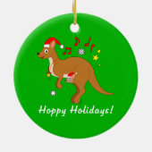 Känguru Mama und Joey an den Keramik Ornament (Hinten)