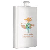 Känguru-Methan-Furz Flachmann (Rechts)