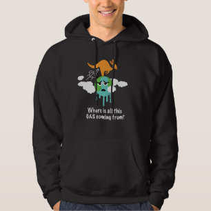 Känguru-Methan-Furz Hoodie