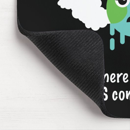 Känguru-Methan-Furz Mousepad (Ecke)