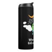 Känguru-Methan-Furz Thermosbecher (Nach links gedreht)