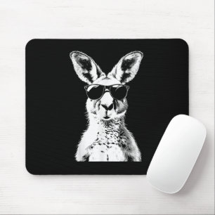 Känguru mit Sonnenbrille lustiges Tier Australien Mousepad