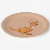 Känguru-PapierTeller Pappteller (Schrägansicht)