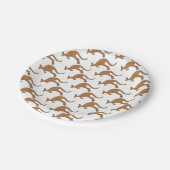 Känguru Pappteller (Schrägansicht)