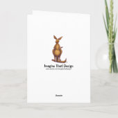 Känguru-Party-Mitte Karte (Rückseite)