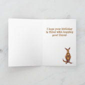 Känguru-Party-Mitte Karte (Innenseite)