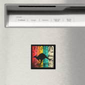Känguru Retro Magnet (In Situ (Geschirrspüler))